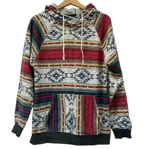 Carbon Mens Pullover Hoodie Size Small